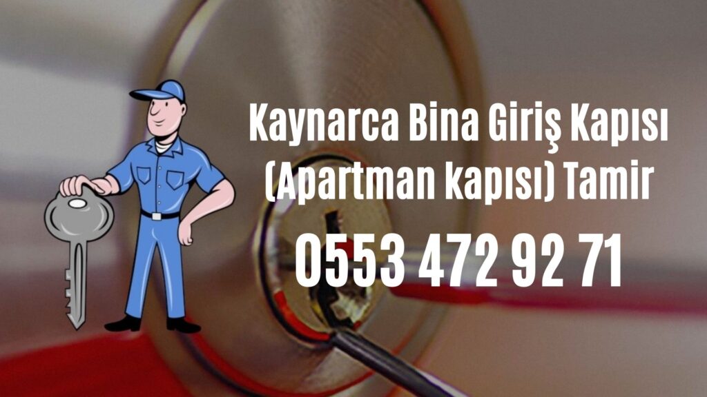 Kaynarca Bina Giriş Kapısı (Apartman kapısı) Tamir