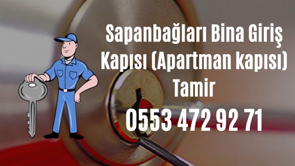 Sapanbağları Bina Giriş Kapısı (Apartman kapısı) Tamir